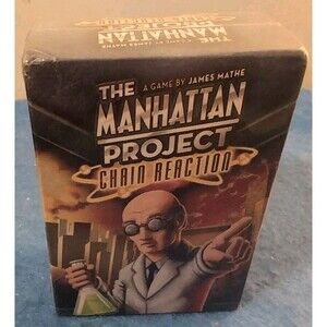 The Manhattan Project: Chain Reaction Card Game SEALED Minion by James Mathe NIP